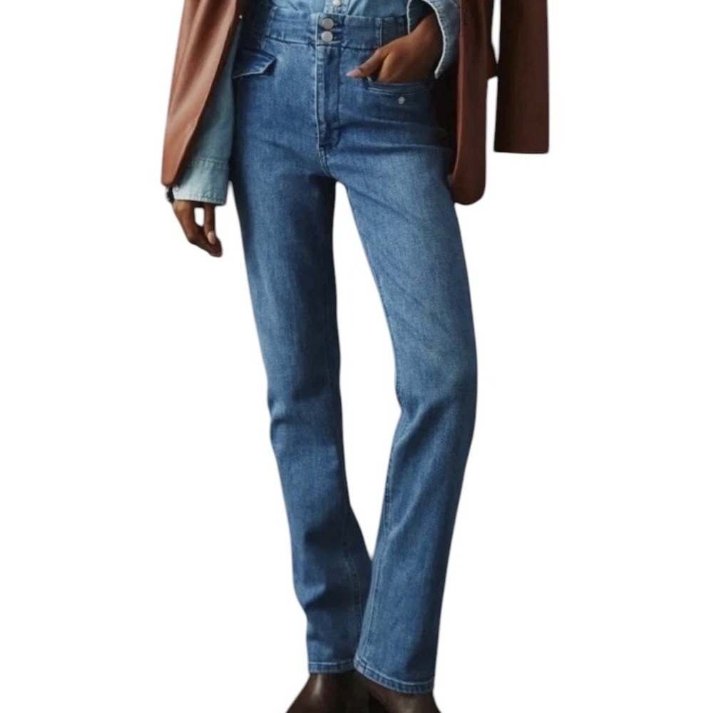MAEVE By Anthropologie Jeans Women Size 26 BOMBSHELL straight high rise Cowgirl